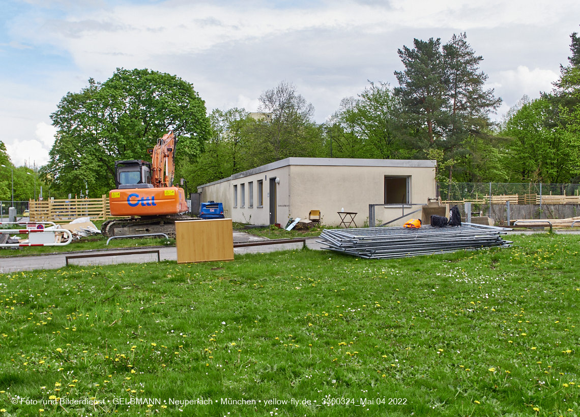 04.05.2022 - Baustelle am Haus für Kinder in Neuperlach